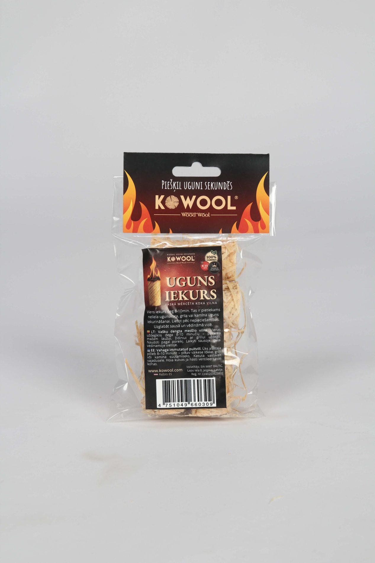 KOWOOL Compact Travel Fire Starter Pack (4 pcs.) - Image 3